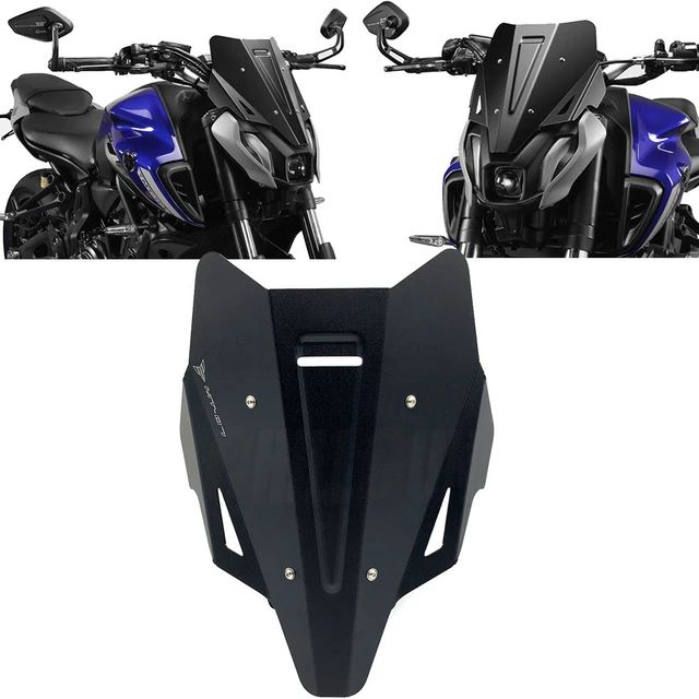 オートバイ風防ウインドスクリーンアルミキット偏向器ヤマハMT-07 2021 2022 mt 07 MT07 FZ07 FZ-07 fz 07 2021  2022 - AliExpress