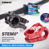 TANKE MTB vástago de bicicleta de montaña aleación de aluminio ultraligero de alta resistencia corto 31,8 × 28,6 MM vástago CNC de bicicleta DH/AM/XC mesa de piezas 565