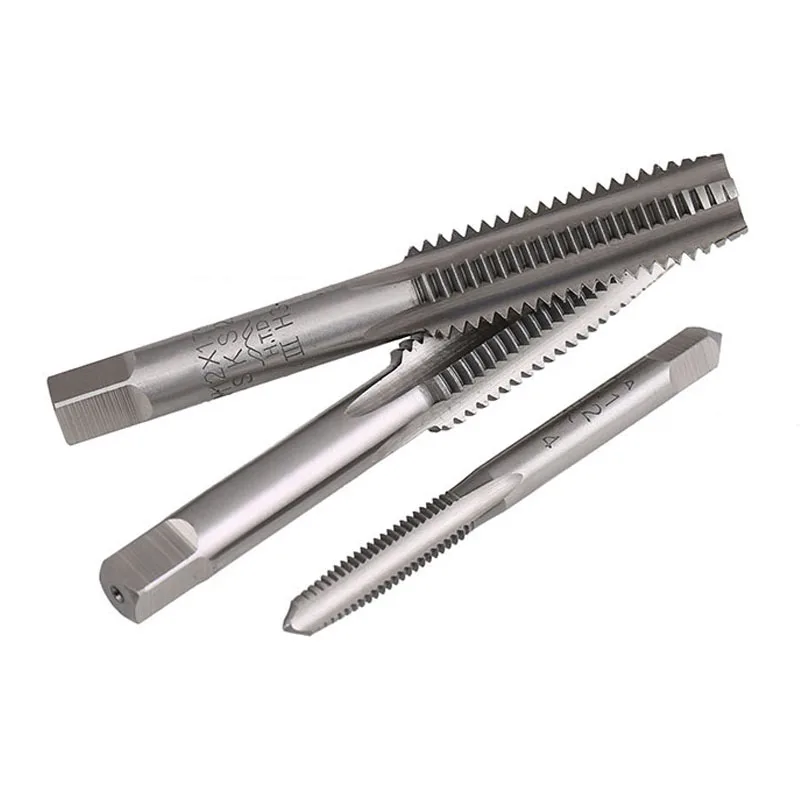 3 Chủ Đề Sprial Tập Bit Bộ Mũi Khoan SKS2 Hợp Kim Thép Không Gỉ Tay Sử Dụng Vòi Sáo Bit