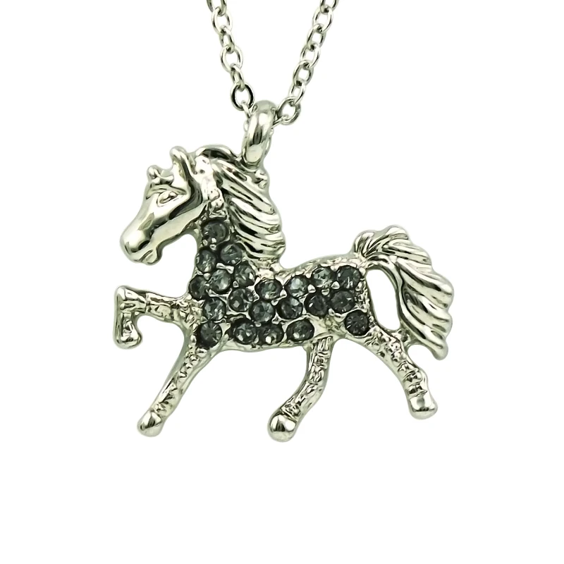 JINGLANG New Arrival High Quality Frog Shape Animal Charms Pendant Necklace Clavicle Chain Girl Party Jewelry Gift