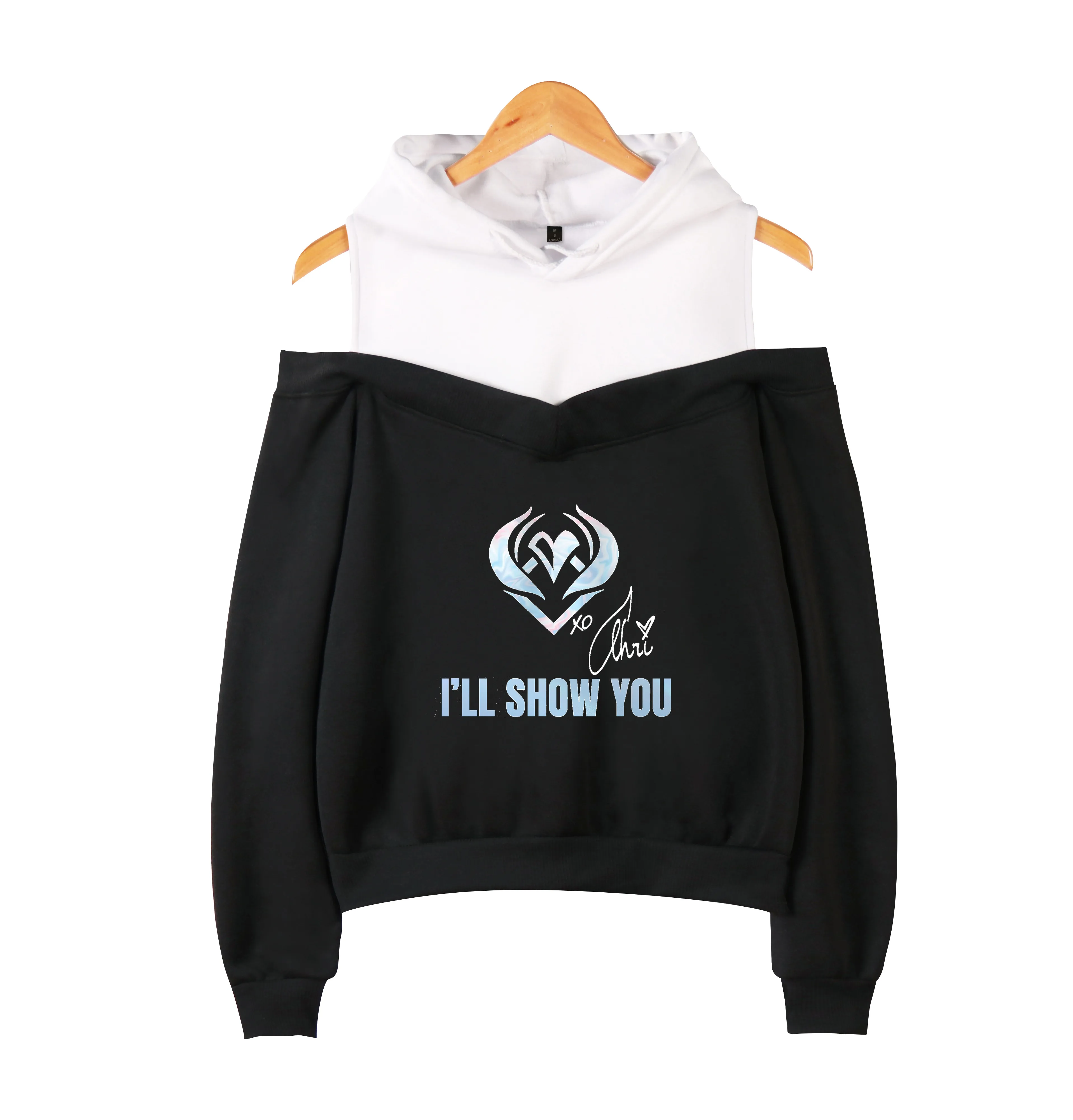 Kda The Baddest Off-shoulder Hoodies Sweatshirt Printed 2020 Game Kpop Girl Team Women Loose Autumn Pullovers Kawaii Picture