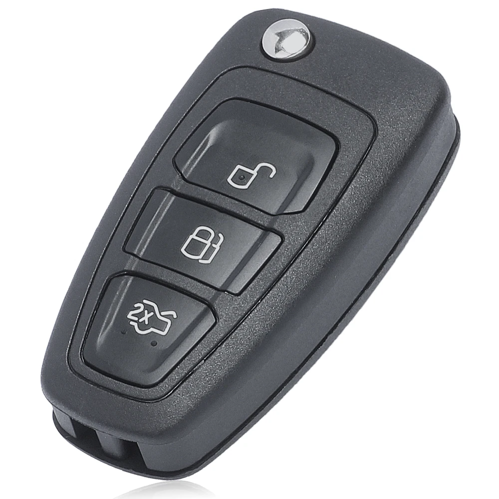 Keyecu dla Ford Focus Mk1 Mondeo Transit Connect 2002 2003 2004 2005 2006 Flip Remote Key Shell Case z ostrzem HU101 / FO21