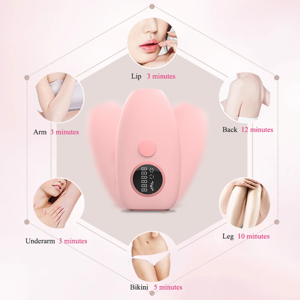 LUCCICA-999999 flashes depilador a laser profissional uso doméstico dispositivos ipl remoção do cabelo para cabelo feminino removedor cera depilatoria