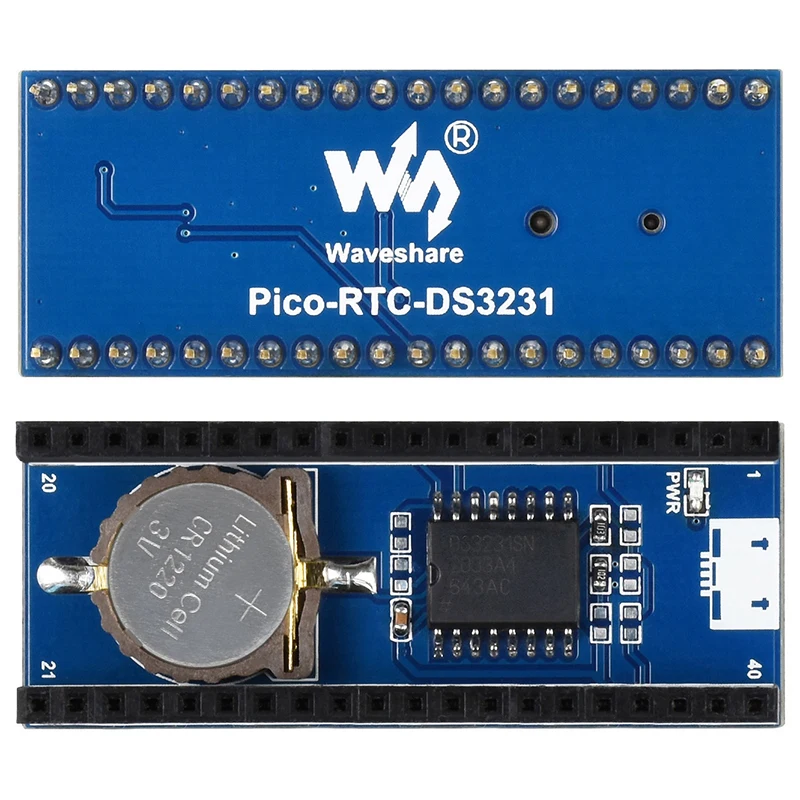 Raspberry Pi Pico RTC Module Hat Expansion Board High-precision DS3231 Clock Chip Onboard Hat for Raspberry Pi PICO W H WH