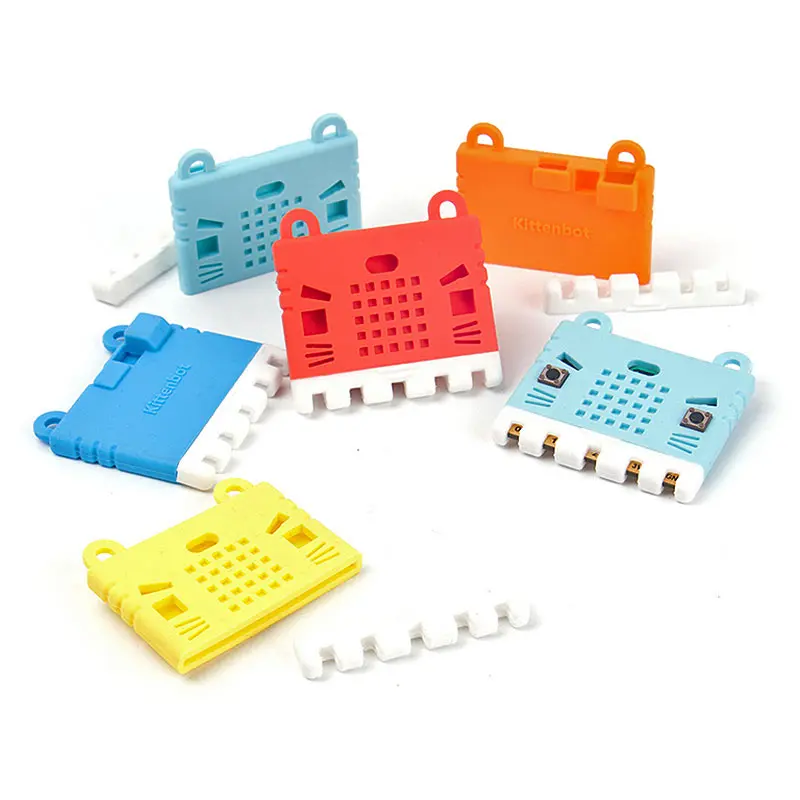 BBC Micro: bit Case Silicone Kittenbot Colorful Protective Shell Thickness 12mm for Micro Bit  Makecode Programming Board Module