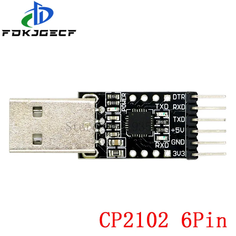 Picture 5: CP2102 Micro USB 2.0 to UART TTL 5PIN Connector Module Serial Converter STC Replace FT232 USB TO TTL CH340G PL2303 for arduino
