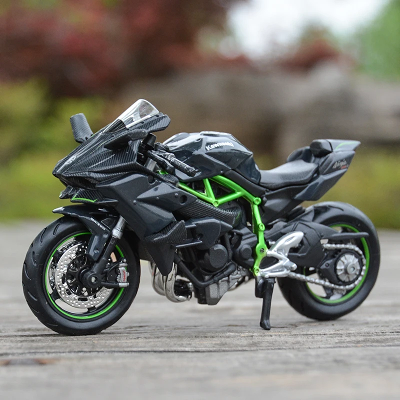 Maisto 1:18 Kawasaki H2 R Ninja Static Die Cast Vehicles Collectible Hobbies Motorcycle Model Toys