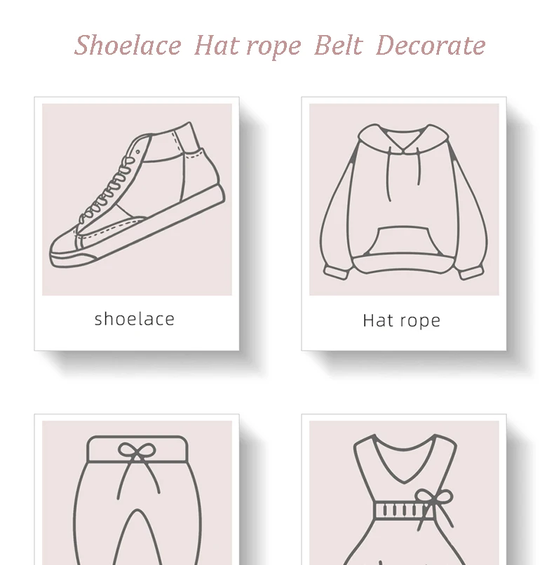 1 Stück runde Strass-Schnürsenkel, Regenbogen-Diamant-Schnürsenkel, Sneaker-Schnürsenkel, Kordelzug, DIY-Hosen-, Hoodie-, Kleid- und Gürtelzubehör – Detail 3