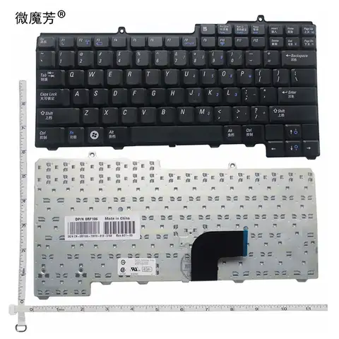 For DELL For Latitude D520 D520N D530 Replace laptop keyboard US English New Black