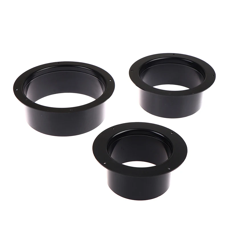 

Black ABS Flange Ventilation Piping Connector Wall Range Hood Flange Adapter For Duct Fan Kitchen Air Vent Exhaust Ventilator