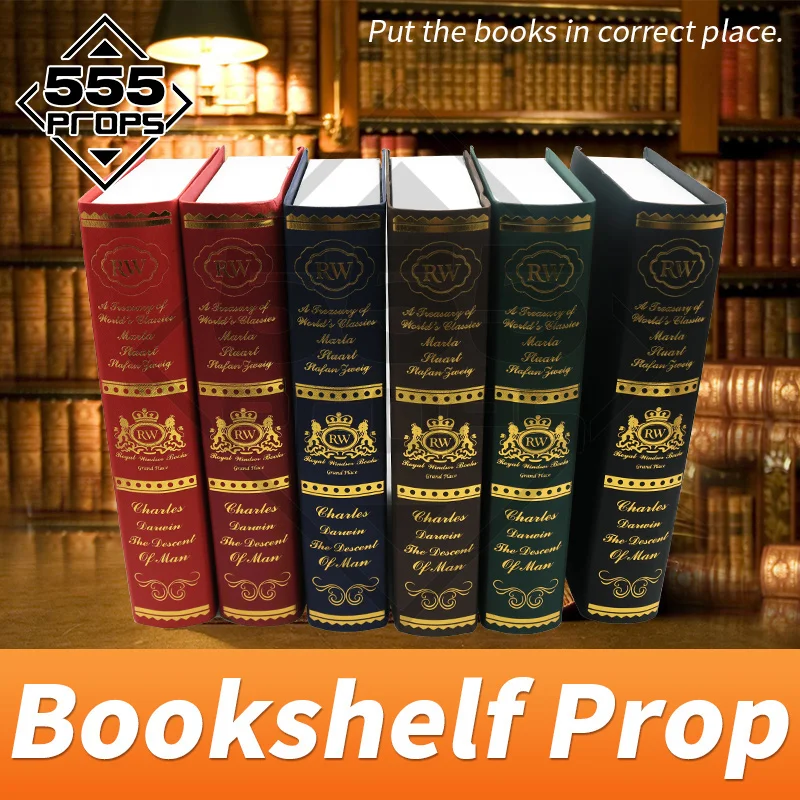 book mechanism room escape prop bookshelf prop put the book in correct position to open maglock escape game elements