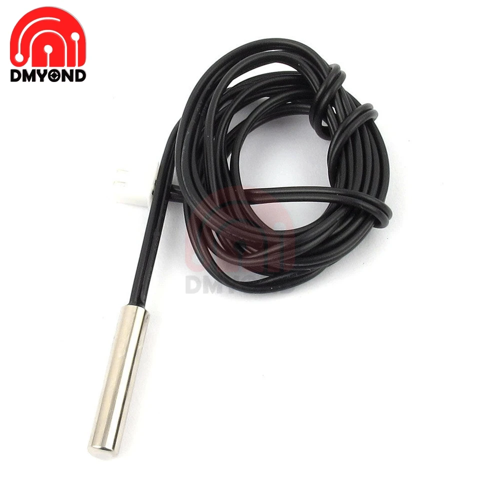 10pcs NTC 10K 3950 Thermal Waterproof Cable with NTC Sensor Probe 1M for W1209 Thermostat Temperature Control Thermo Controller