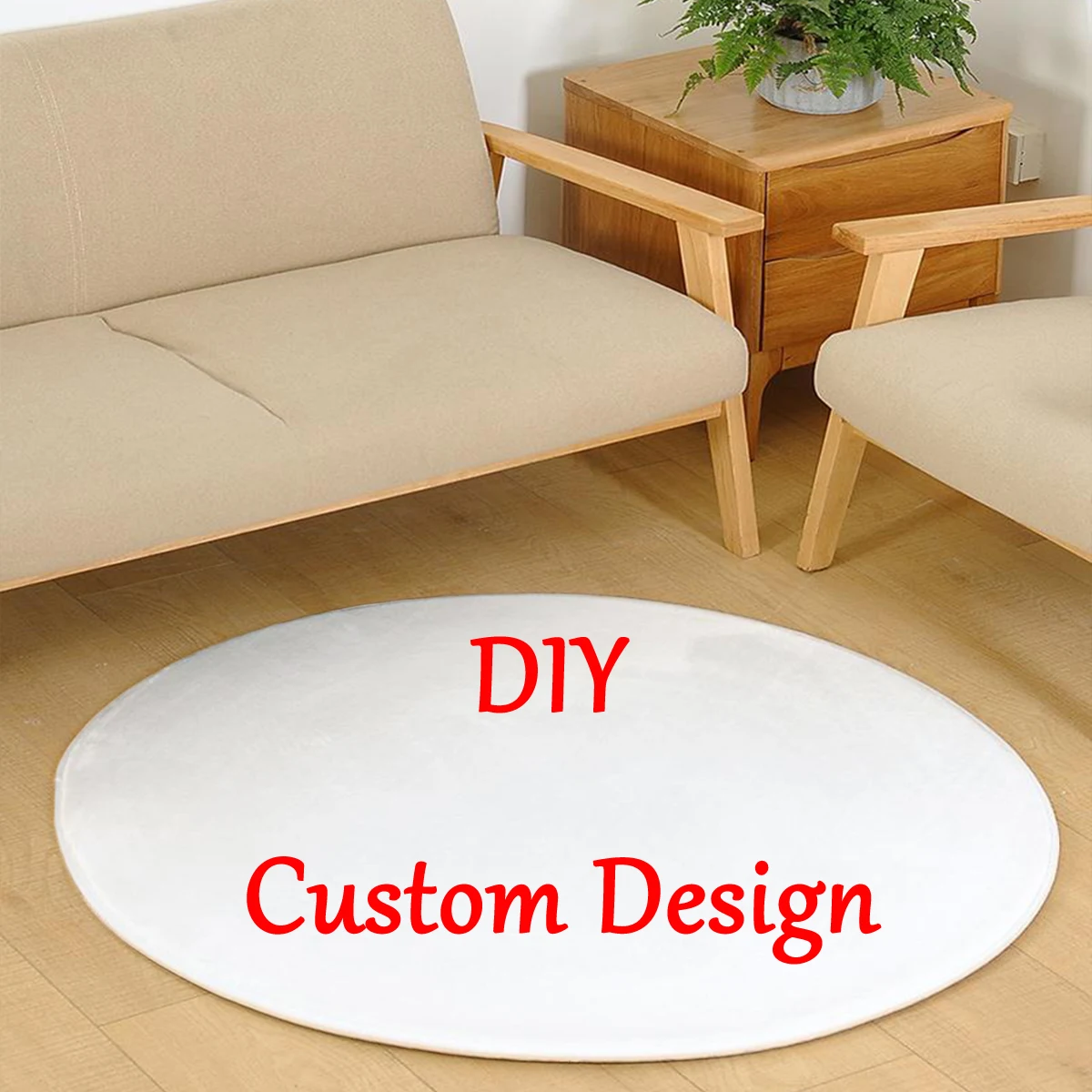 DIY Custom Design Carpet Square Anti-Skid Area Floor Mat 3D Rug Non-slip Mat Dining Room Living Room Soft Bedroom Carpet