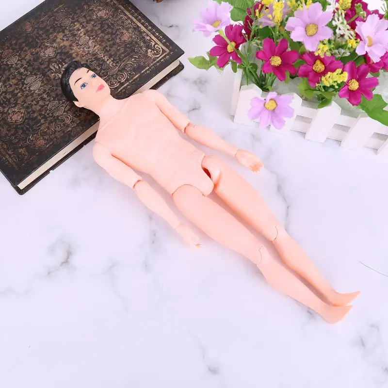 30cm 12 Moveable Jointed Body for Ken Boy Male Man Boyfriend Nude Dolls DIY