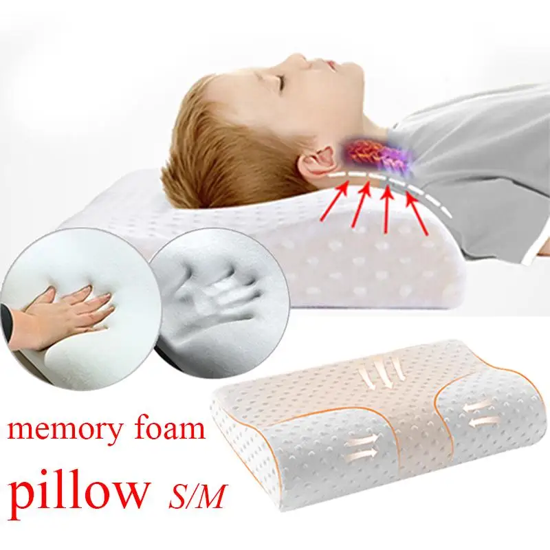 

Pillow Fiber Slow Rebound Soft Pillow Massager Memory Foam Pillow Orthopedic