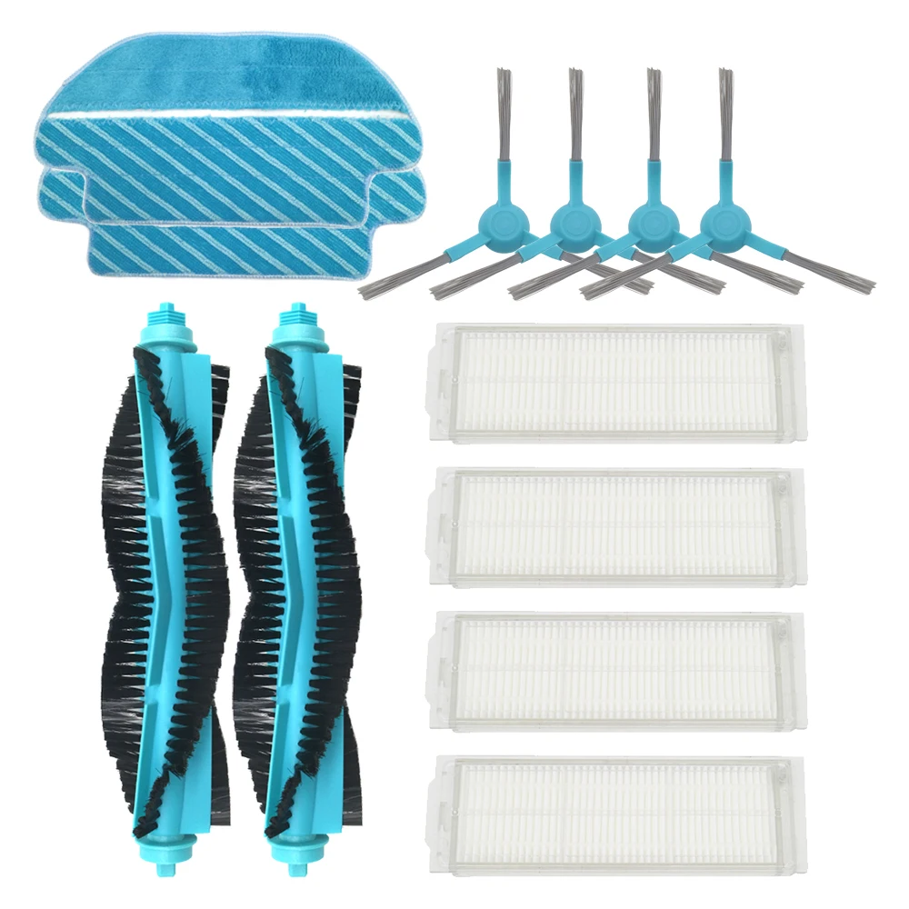 Cecotecためコンガ3290 3490 3690 hepaフィルターローラーブラシモップパッド布掃除機スペアパーツサイドブラシをproscenic m7