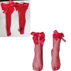 20Pairs/40Pcs Korean Hot Sale Fashion Summer Candy Color Fishnet Child Stockings Breathable Trendy Kids Fishnet Socks