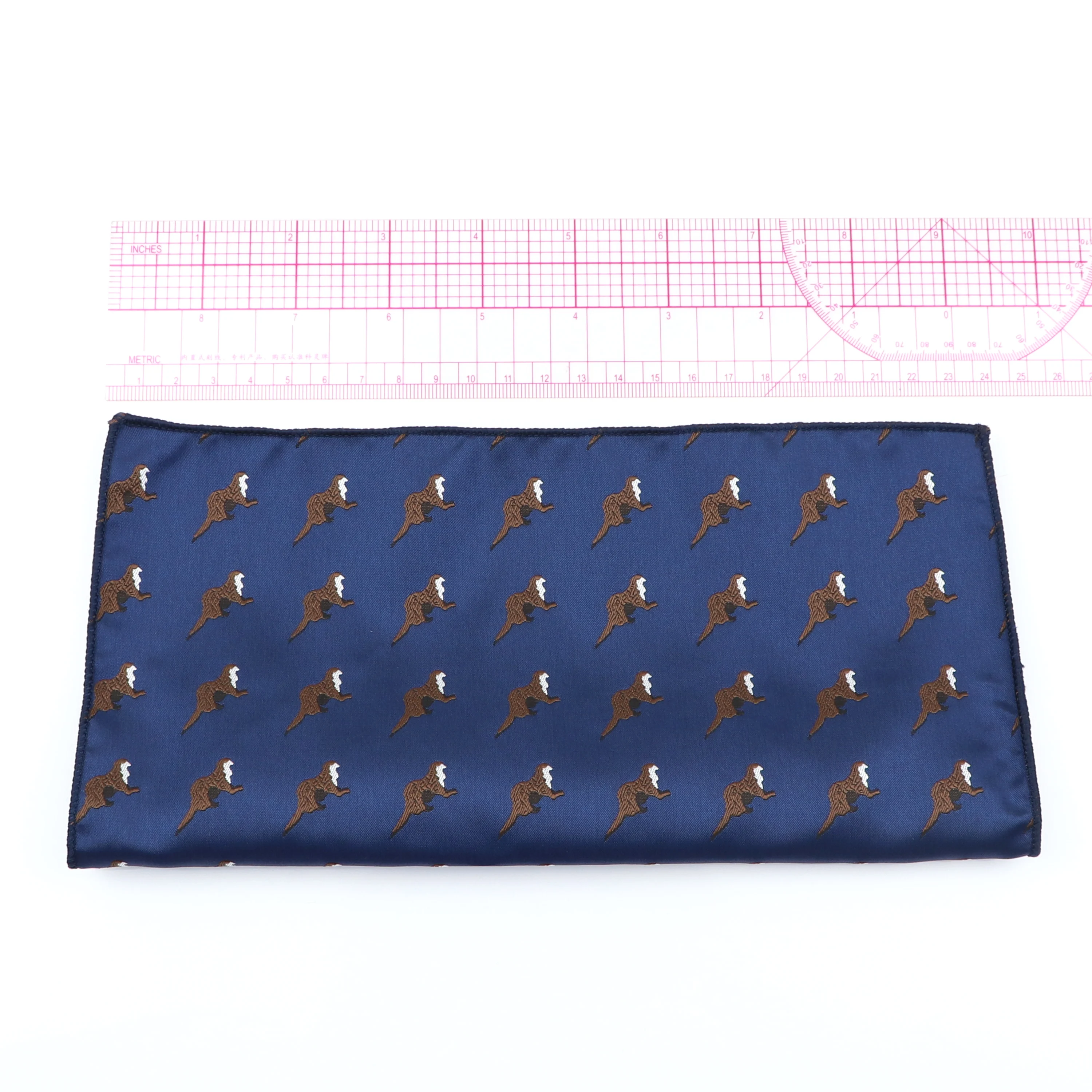 Mouchoir de poche imprimé en polyester pour hommes et femmes, mouchoir bleu, nœud de smoking, accessoires de mode décontractés, cadeau de fête