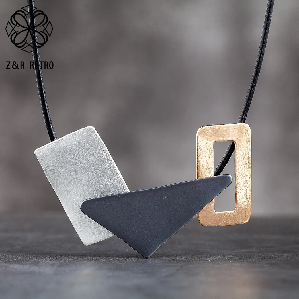 Productos de tendencia, novedad en gargantillas para el cuello, collares, cadenas góticas, joyería geométrica de suspensión, accesorios de moda coreana, declaración