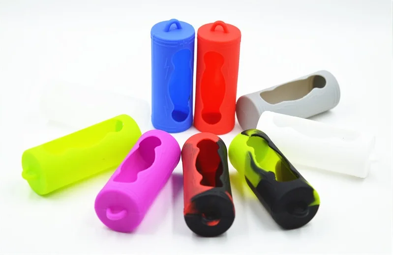 

30pcs/lot 26650 Batteries Silicone Cases Protective Cover Colorful Soft Rubber Skin Bag Pouch for 1 x 26650 Battery Case