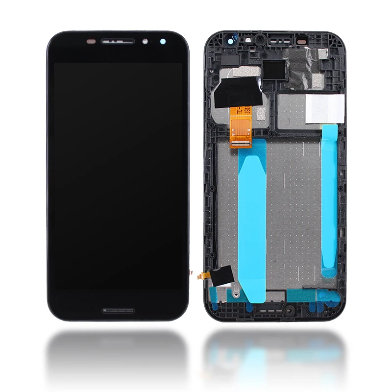 Mobile Phone Lcd For Vodafone VDF 610  smart N8 LCD Display Touch Screen Digitizer Assembly With Frame