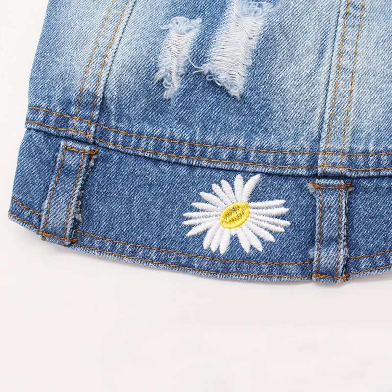 Spring Denim Dog Vest, Shih Tzu Clothes for Small Dogs, Yorkshire Terrier, Puppy Jeans Jacket, Chihuahua Apparel, Cat Clothes