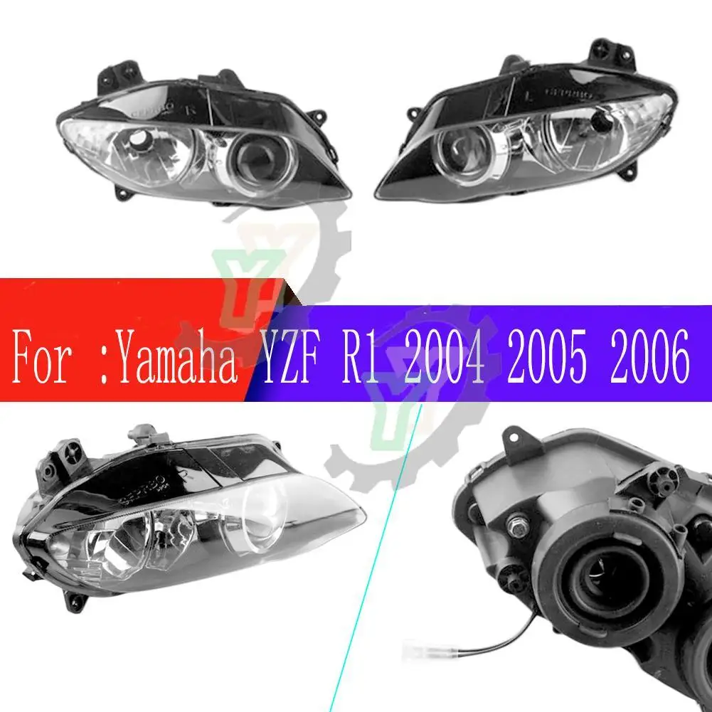 

04-06 Motorcycle Accessories Front Headlight Headlamp Head Light Lighting Lamp For Yamaha YZF R1/YZF R1/YZF-R1 2004 2005 2006