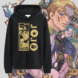 2021 Harajuku JoJo Bizarre Adventure Hoodie Japanese Anime Men/women Funny Sweatshirt Cartoon Hip Hop Vintage Clothes Male Hoody