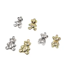 Eruifa 20pcs Popular Cute Pretty Women's Accessory Zinc Alloy Jewelry DIY Charms Pendant Necklace, Earring Bracelet 2 Colors