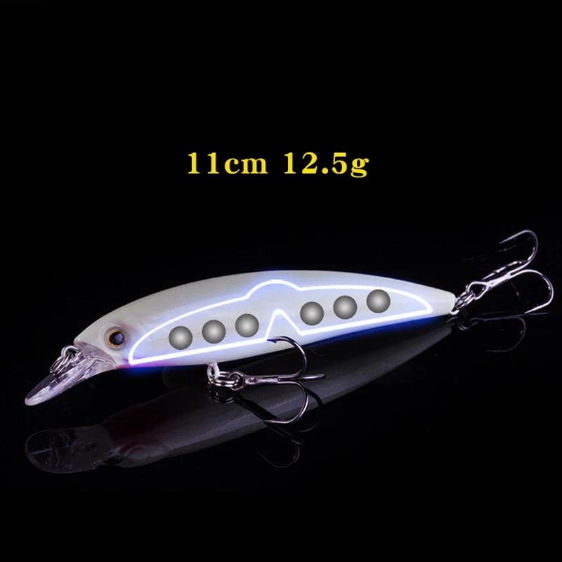 1PCS Minnow Fishing Lure Hard Artificial Bait Bionic 3D Eyes 110mm Artificial Bait Fishing Wobblers Crankbait Sinking Hard Bait