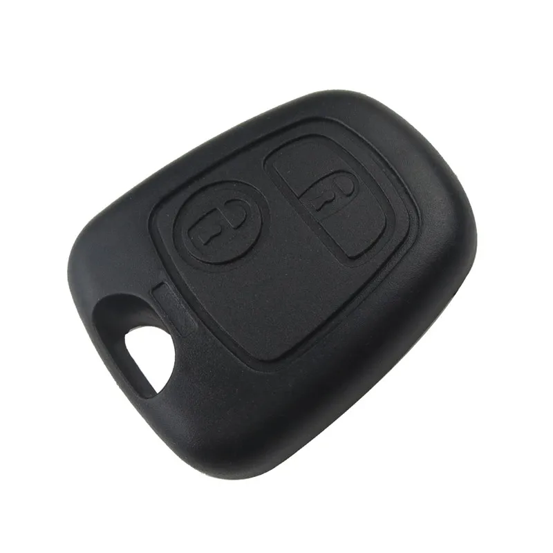 1pcs  Half a car shell Fob Cover Replacement 2B Remote Blank Cover Case For Peugeot 107 206 207 306 307 407 Citroen No Blade