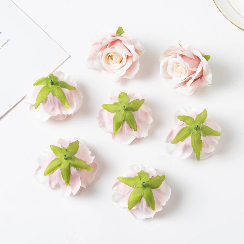 5 Stück Künstliche Blumen Günstig im Großhandel Dekoration für Zuhause, Zimmer, Garten, Bogen, DIY-Geschenke, Bonbonbox, Kunstseidenrosen, Blumengirlanden – Detail 3