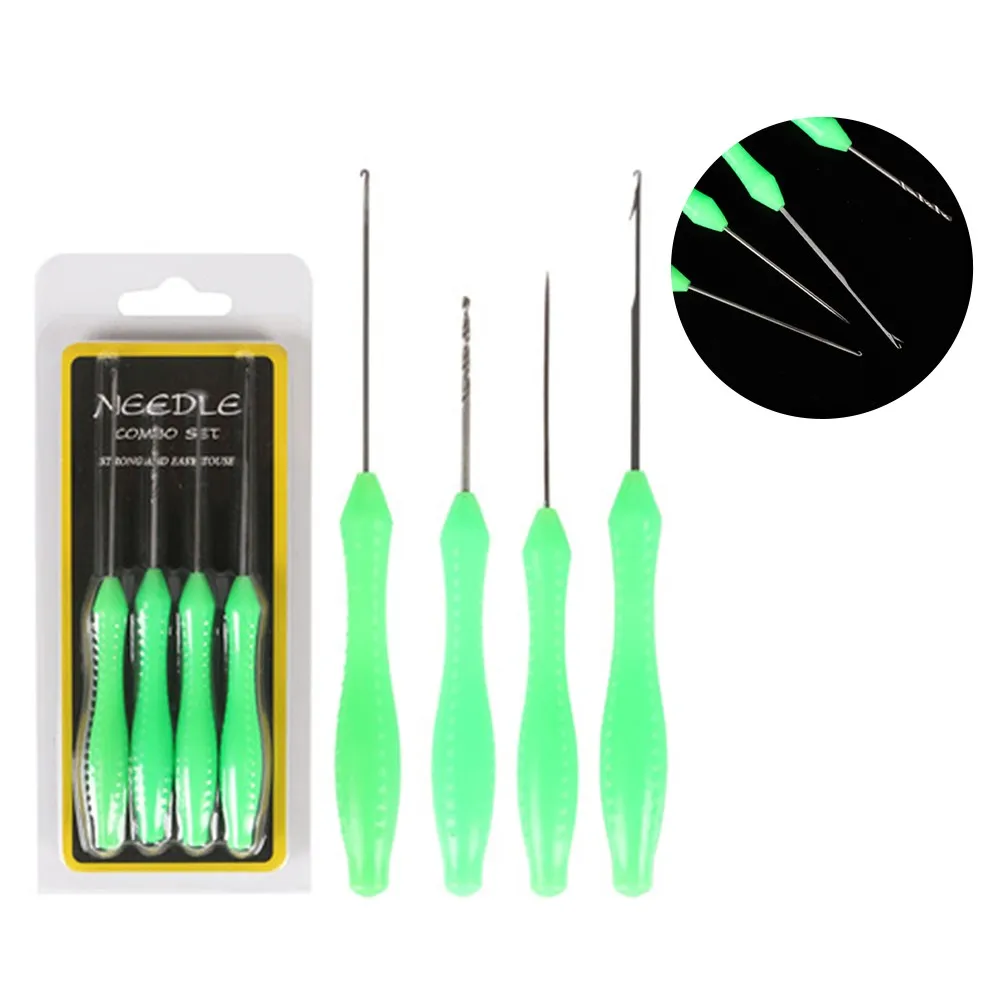 Baiting Needle Set 2/3/4 Pcs Hook Drill Boilie Bait Carp Fishing Terminal Tackle Outdoor Fishing Accessories Supplies