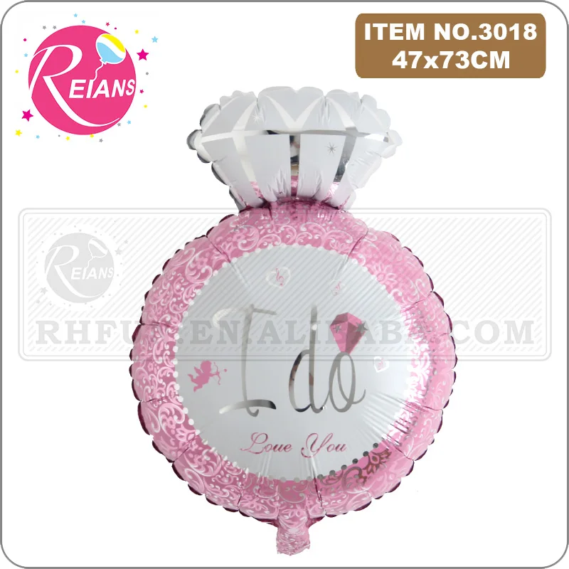 Khổng Lồ Nhẫn Đứng Kim Cương Bóng Trang Trí Đám Cưới Lễ Tình Nhân Nhẫn Viền Balo Lãng Mạn Phòng Cưới Trang Trí Trang Trí Tiệc