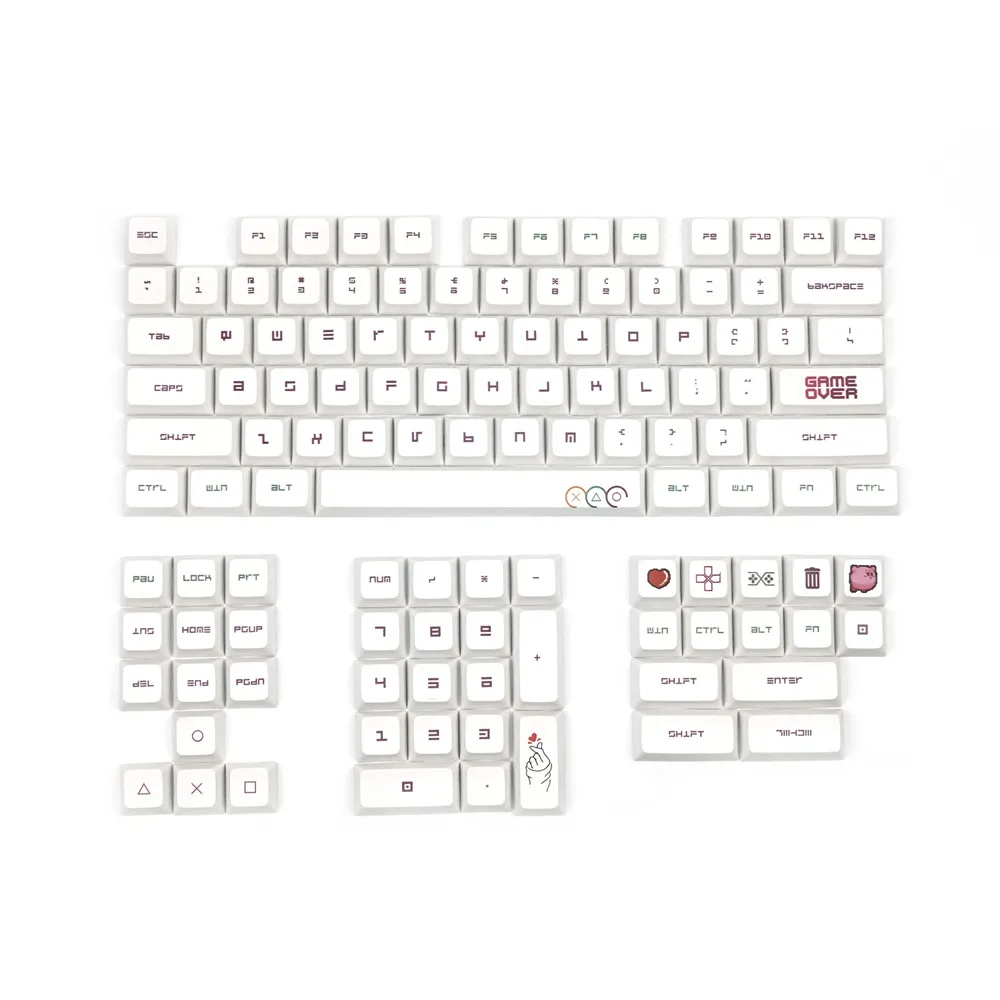 

1 Set Videogames Key Cap For MX Switch Mechanical Keyboard PBT Dye Subbed XDA Profile Keycap