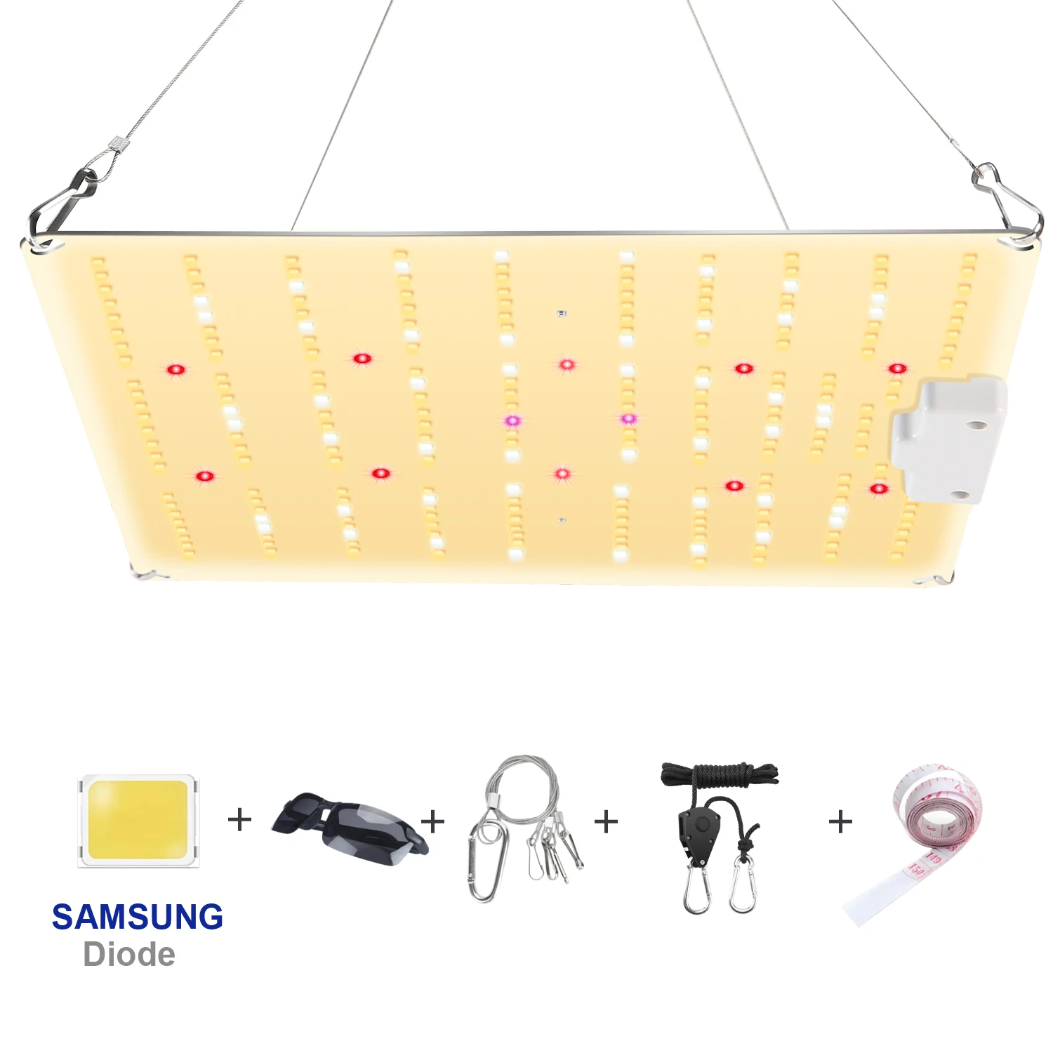 1000W LED Grow Light With Samsung Diode Full Spectrum Silent Quantum Board, Used for Indoor Greenhouse Tent Hydroponic Plant