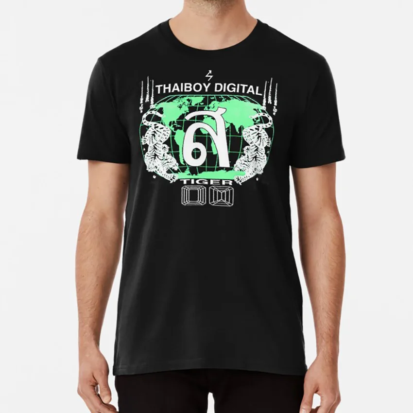 

Футболка Thaiboy с изображением тигра и грустного мальчика