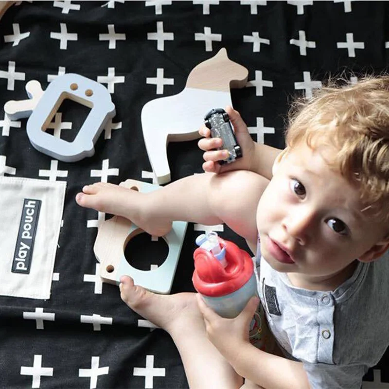 Nordic Wooden Horse Camera Toys Baby Kids Bedroom Decorative Ornament Living Room Desktop Home Decor Photo Props Dropshipping