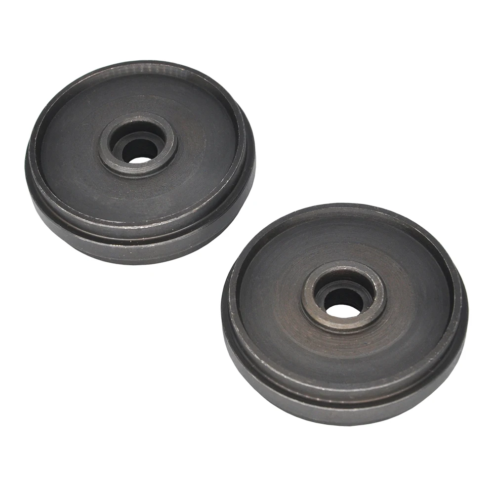 2PCS Excavator Universal Tension Main Wheel Set Material Main Wheel 45 Steel For 1:12 RC Hydraulic Excavator Bulldozer