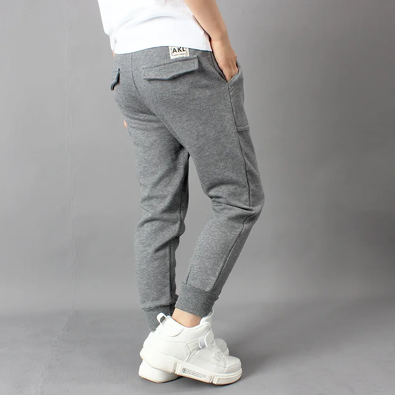 IENENS Kinder Baby Jungen Baumwolle Lose Hosen Sport Kleidung Kinder Trägt Kleinkind Elastische Hosen Böden 5, 6, 7, 8, 9, 10, 11, 12 Jahre – Detail 4