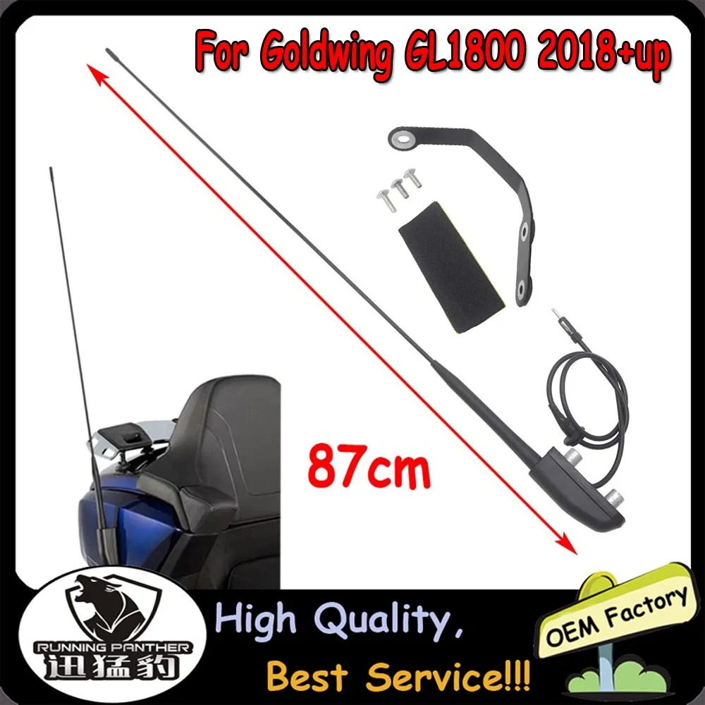 

Channel CB Radio Antenna For Honda Glodwing 1800 GL1800 Tour 2018-2020 2019 Motorcycle