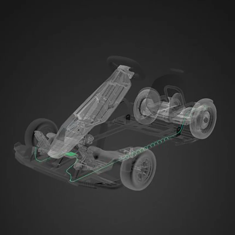 Parti del filo a molla per Ninebot Gokart Kit Kart Refit Smart Self Balance telaio per Scooter elettrico accessori per cavi a molla