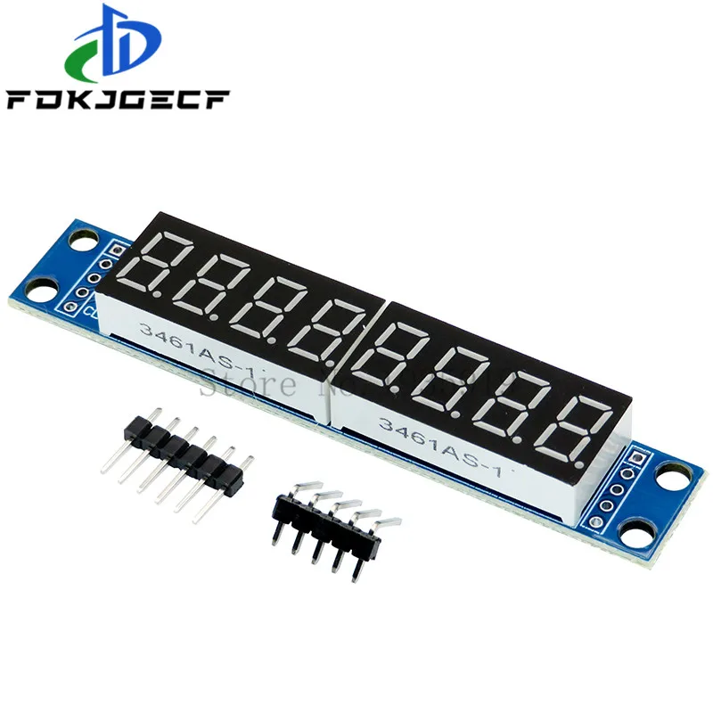 Picture 3: MAX7219 LED Dot Matrix 8 Digit Digital Tube Display Control Module For Arduino 3.3V 5V Microcontroller Serial Driver 7-segment