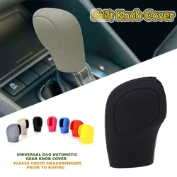 Car Gear Shift Knob Cover Multicolor Silicone Anti Slip Protective Cover Case Automobile Interior Decorative Accessories