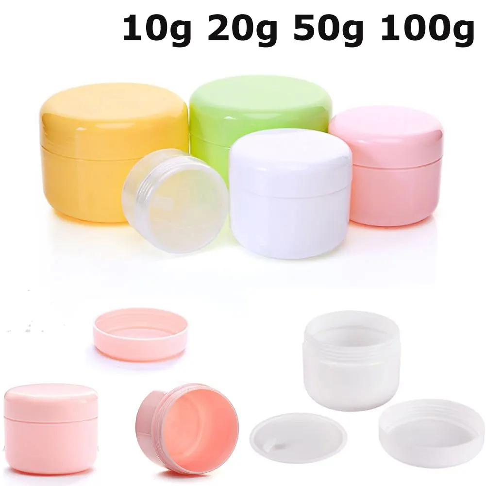 

50PCS Sample Empty Containers Jars Pots Bottles with Lids Covers Cases for Cream Lotion Cosmetic Makeup Oils Lip Balms Pigments