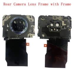 Rear Back Camera Lens Glass with Frame Holder For Redmi Note 9 Pro 5G Mi 10T Lite 5G Replacement Repair Spare Parts