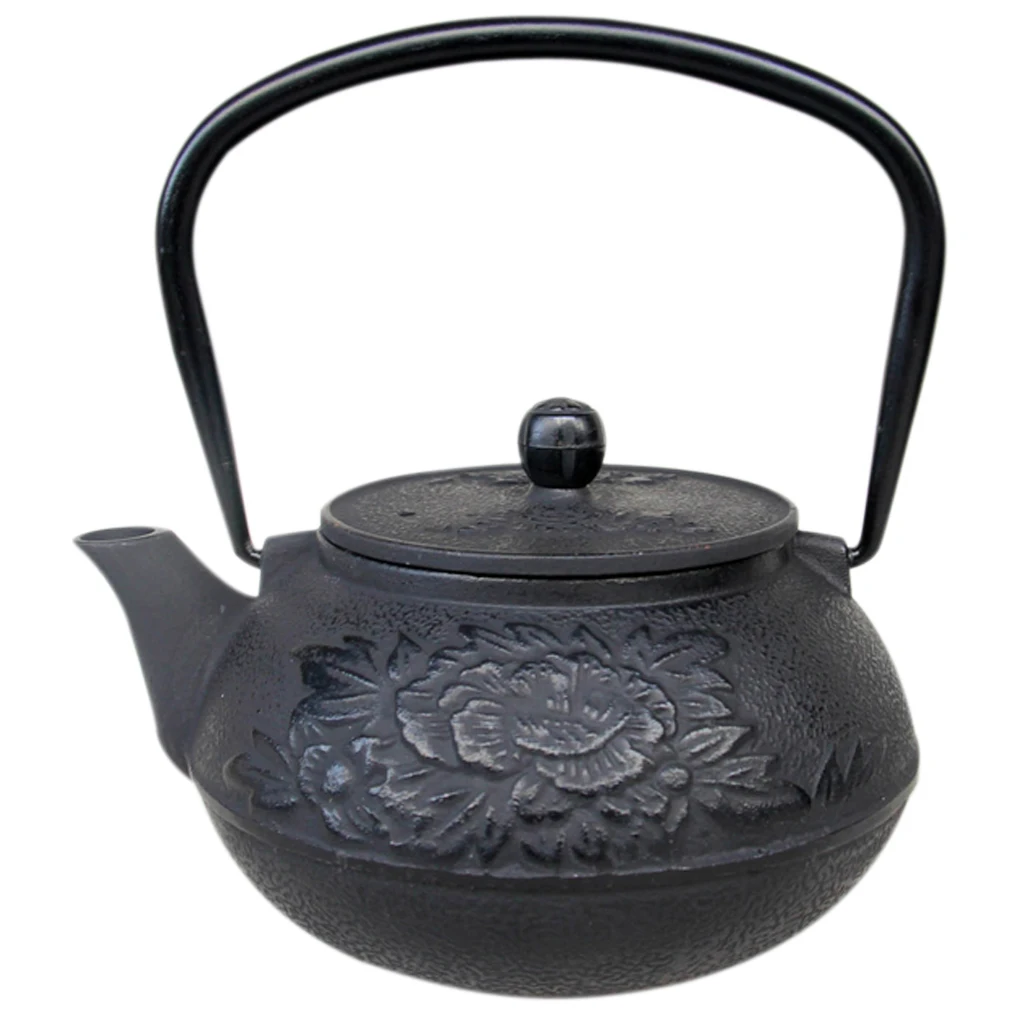 Japanese Black Cast Iron Tea Teapot Kettle Trivet Strainer Gift 9 Patterns