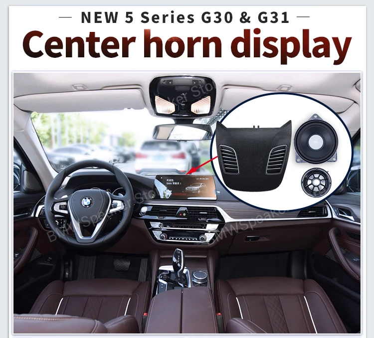 For G30 G31 BMW 5 Series Center Dashboard Console Audio Tweeter