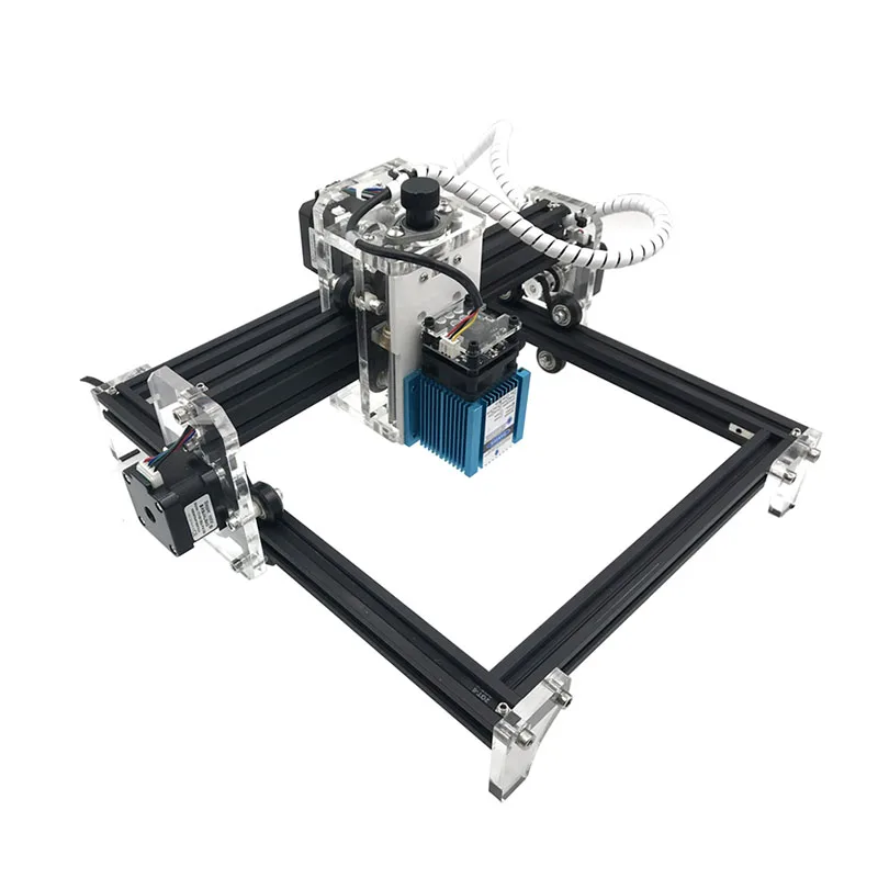 Imagem -02 - Máquina de Gravação a Laser Cnc 24*19cm 15w 12v dc Faça Você Mesmo Gravador Mesa Roteador de Madeira Plotter de Corte Gravura a Laser 500 2500