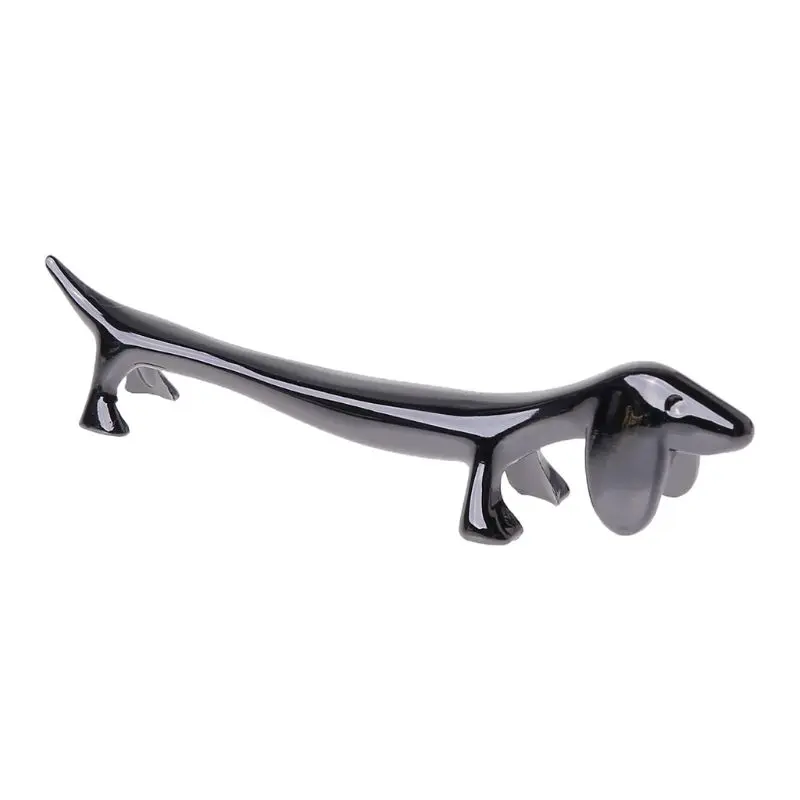 Zinc Alloy Lovely Dog Chopsticks Stand Rack Spoon Fork Knife Rest Storage Holder Decoration G32A